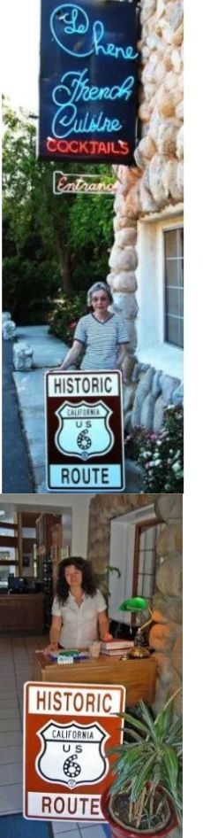 US Route 6 California Sign at Le Chene